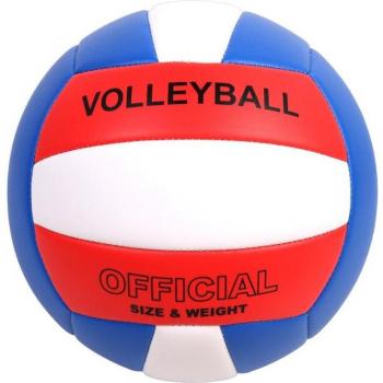 YANYODO Soft Volleyball, Official Size 5 for Gym and Beach, Red White Blue