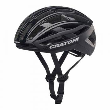 Cratoni C-AirLite Fahrradhelm, schwarz glänzend