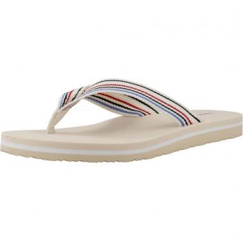 Tongs de plage Tommy Hilfiger Th Stripes Couleur Aef Beige 39