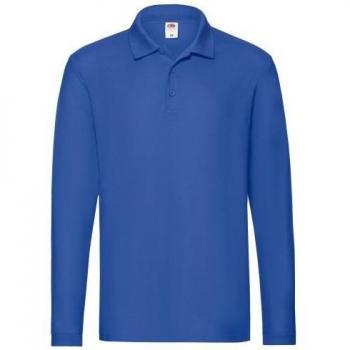 Premium Polo con Maniche Lunghe Fruit Of The Loom