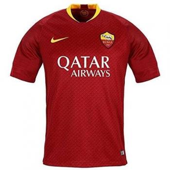 Nike Men’s Breathe A.S. Roma Home Jersey – Small, Red/Gold