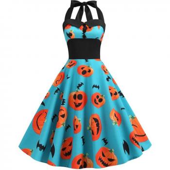 Estilo Retro Halter Halloween Cosplay