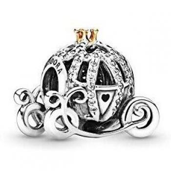 Charm en plata y oro Carroza de Cenicienta 791573CZ