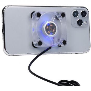 GameCool 360° – Enfriador y Cargador USB para iPhone/Samsung
