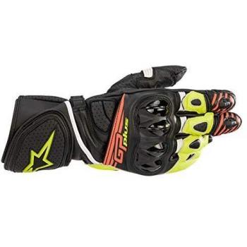 Alpinestars GP Plus R V2 Motorrad-Handschütze – Schwarz/Gelb/Fluo/Rot (M)