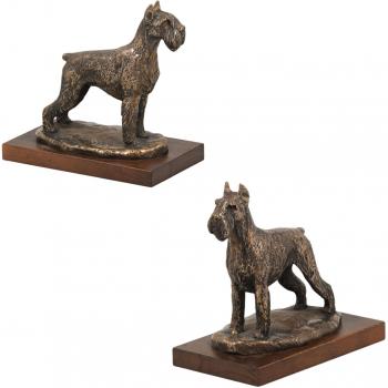 Le Schnauzer Silhouette : Petite figurine sculpturale