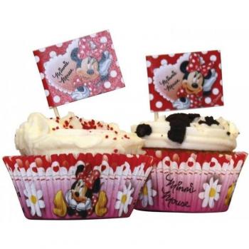 Disney Minnie Mouse cupcake-topperset (One Size)