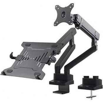 Double support d'écran Maclean MC-813 pour moniteur 17-32 VESA 100