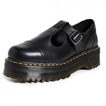 Chaussures à plateforme en cuir lisse Bethan Dr. Martens
