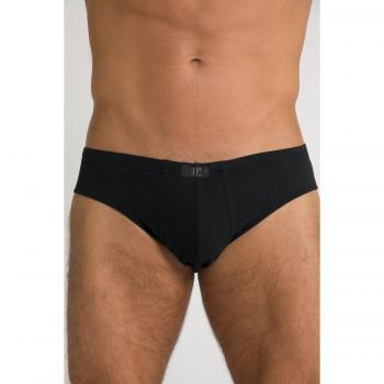 Slip elastico uomo JP1880, confezione da tre, cotone, nero, taglia 6