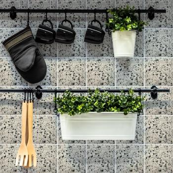 Pared Decorativa Terrazzo Lora 24 stickers