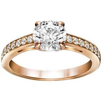 SWAROVSKI Kristallring für Frauen, Edelstahl, Größe 55 – Luxuriöses Design
