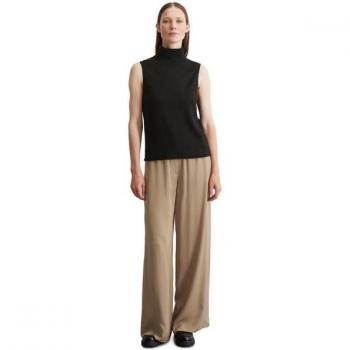 MARC O'POLO Damen Pullunder aus Merinowolle Schwarz L
