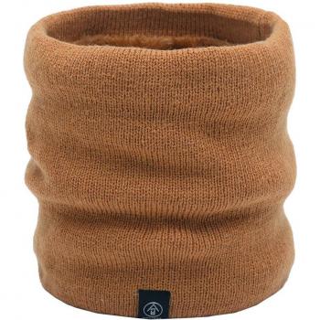 Bufanda tubular de lana gruesa con forro polar