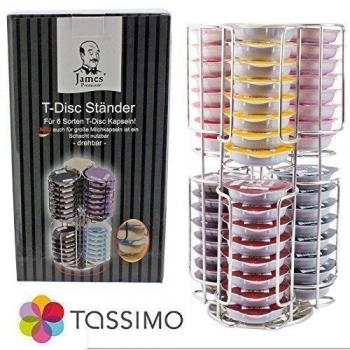 Supporto Capsule Bosch Tassimo Real 48 con Design Cromato