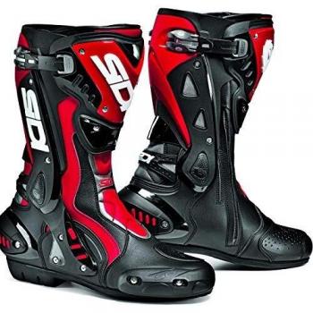 Sidi ST Botas de Moto, Color Negro/Rojo, Talla 45