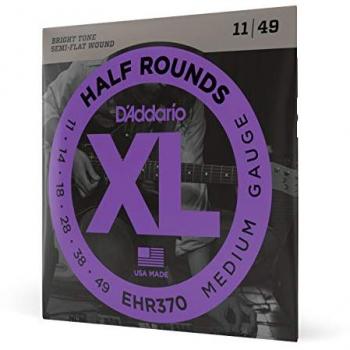 D'Addario EHR370 Jeu de Cordes Mi-Rondes 11-49