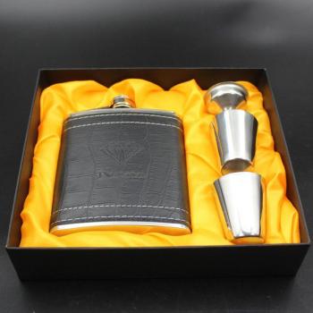 Set de botellas de alcohol de acero inoxidable de 7 onzas con embudo y 2 tazas