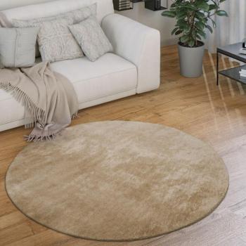 Paco Home Tappeto Morbido 200 cm, Color Beige