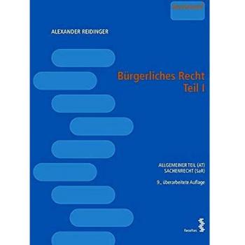 Bürgerliches Recht Teil I Algemeiner Teil