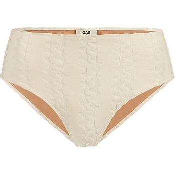 OAS Damen Bikini Slip Scribble Riva Creme Größe S