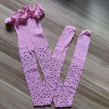 Collants en résille à strass pour petites filles 7-12 ans