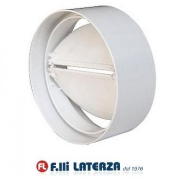 Raccord de ventilation diamètre 100 mm avec clapet en ABS