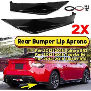 Canard difusor divisor AU04, delantales para parachoques trasero Subaru BRZ