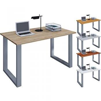 Bureau design Lona 80x50 cm, structure argentée