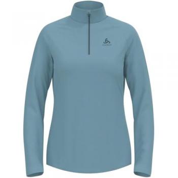 Besso Mid Layer Femme Odlo Zippé Bleu L
