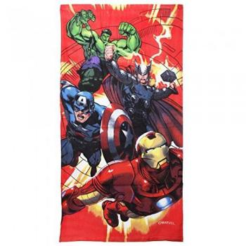 Serviette de plage Marvel Avengers 100% coton (140 cm x 70 cm)