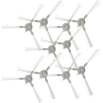 Vhbw 10‑Unit Side Cleaning Brushes – 360 S6, White