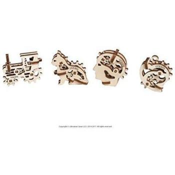 UGEARS Mechanical Wooden Tribiks Set