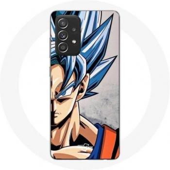 Case for Samsung Galaxy A33 5G Dragon Ball Goku Blue Hair