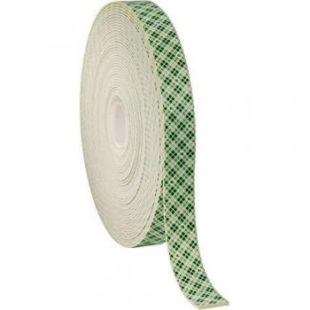 3M 4026 Double Sided Foam Adhesive Tape White 33m x 19mm