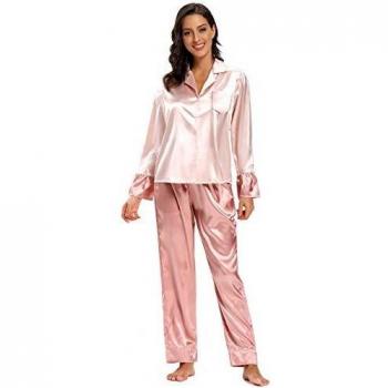 Pigiama Pantalone Setoso con Revers