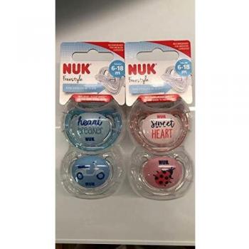 CHUPETE SILICONA NUKETE FREESTYLE TALLA 2 2 UNIDADES