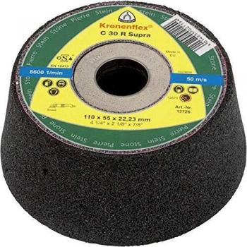 Meule boisseau C 30 R 110x55 mm pour pierre