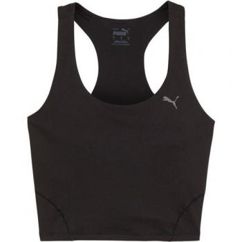 PUMA Damen Sporttop Studio Foundation 2in1 Schwarz