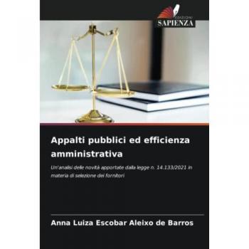 Escobar Aleixo de Barros, Anna Luiza: Appalti pubblici ed efficienza amministrativa
