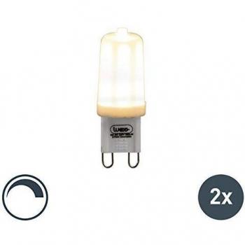 Set de 2 ampoules G9 LED dimmables 3W 280lm 2700K