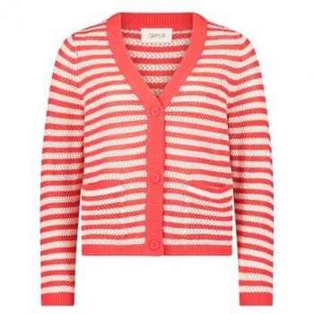 Lässiger Langarm-Cardigan von Cartoon in Orange