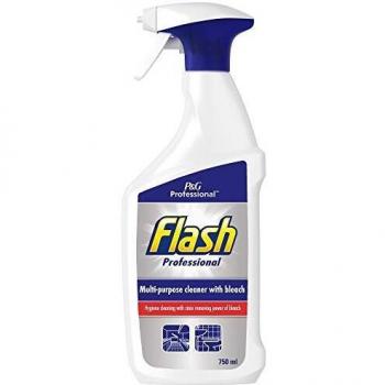 Flash Professional Multi-Purpose Cleaner Bleach Spray 750ml Stain Remover