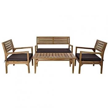 Tavolo con 3 Sedie DKD Home Decor, 127 x 72 x 88 cm