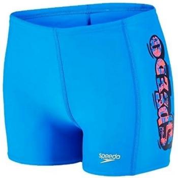 Speedo Boy Favelamix Panel AquaShorts, Color Azul Neón con PsyRojo – 28