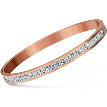 Chic Pave Rhinestone Opening Bracelet