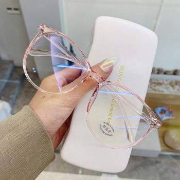 UVLAIK Transparent Round Eyeglasses Frames