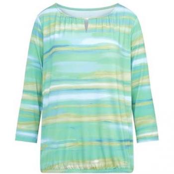 Damen RABE 3/4-Arm Shirt – Casual, tailliert, hüftbedeckend, Rundhals