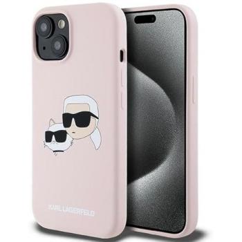 Karl Lagerfeld KLHMP15 Rosa Hardcase für iPhone 15