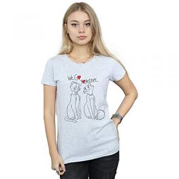 Top a Manica Lunga Aristocats Disney “Insieme Vogliamo Andare”